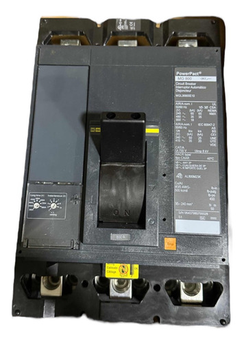 Interruptor Termomagnetico Square D 800amp Mgl36800e10