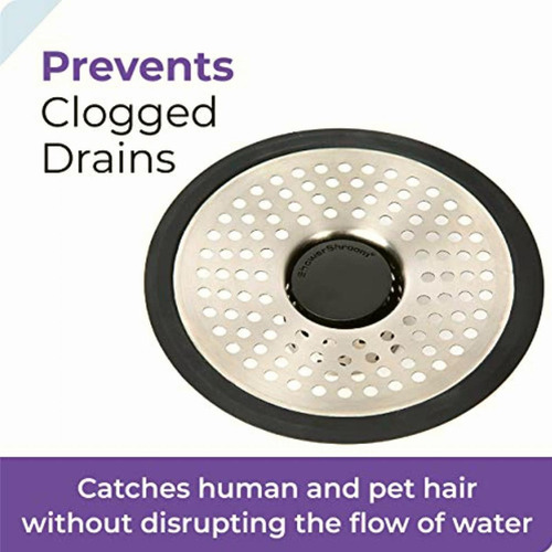 Showershroom Protector De Drenaje Ducha Acero Inoxidable