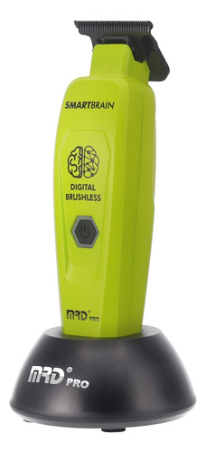 Set Clipper + Trimmer Mrd Pro Barber Smartbrain Verde 3c