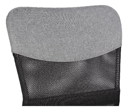 Imagen 4 de 5 de Silla Para Oficina Escritorio Evolucion En Malla Y Paño Gris