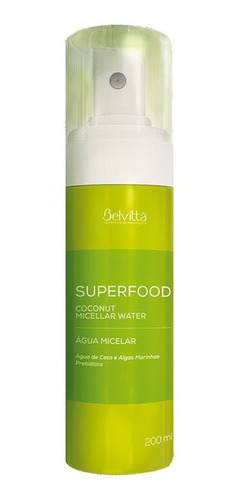 Superfood Coconut Micellar Water 200ml Belvittà Água Micelar