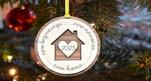 Adorno Navidad Para Hogar 2023 Regalo Inauguracion Casa