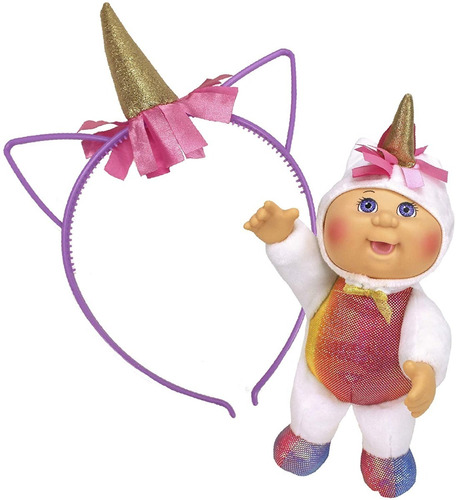 Cabbage Patch Kids Muñeca Unicornio + Diadema 2021