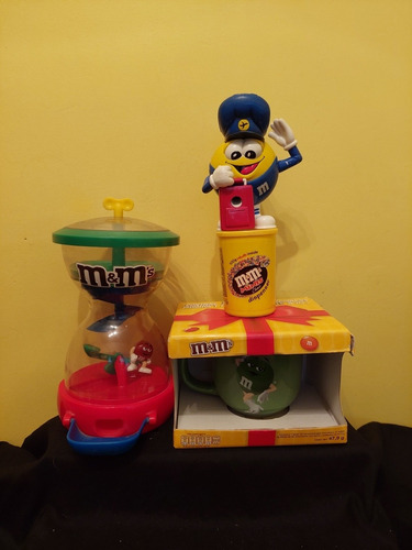 M&m`s No Dispensador Coleccion Lote Emanems