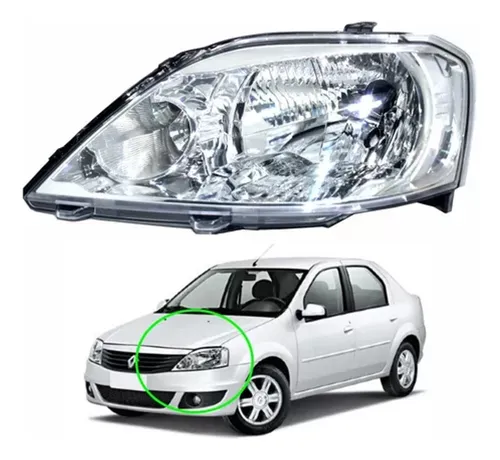 Farola Izquierda Renault Logan 2011-2016
