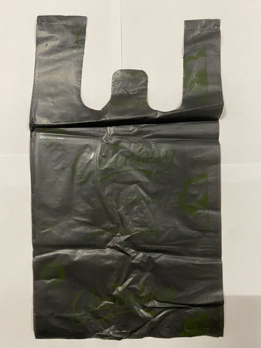 Bolsa Biodegradable Camiseta Mini 25 Kilos Negra