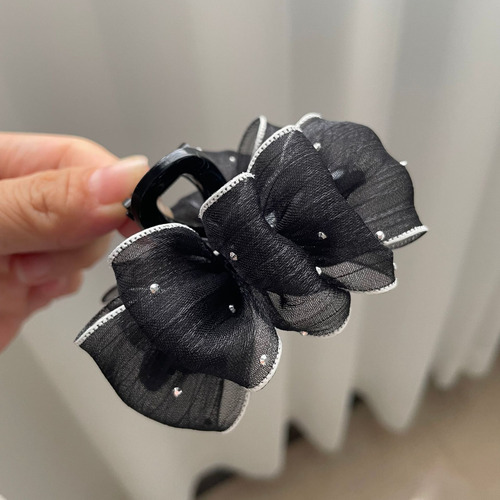 Elegante Pinza De Pelo Con Lazo Para Mujer, Accesorio Elegan