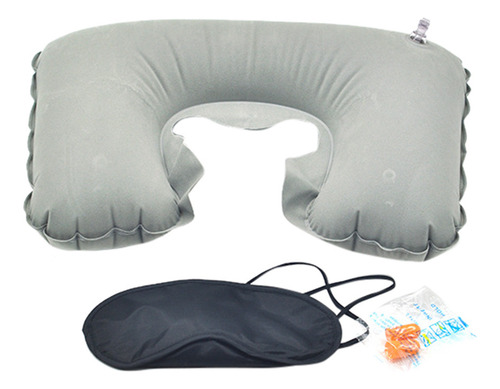 Funda De Almohada Pu, Nueva Almohada Inflable De Vuelo, Cuel