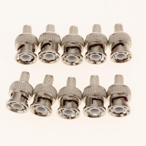 3 X 2-3 Del Paquete 10 Piezas Conector Bnc 3 Piezas