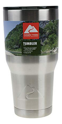 Ozark Trail 30-ounce Double-wall, Vacuum-sealed Tumbler, Sta