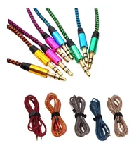 Comprar Cable Audio 1x1 Estéreo Auxiliar Doble Jack 3.5mm Audífonos