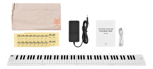 Zz Piano De Teclado Electrónico K-eys 88 Piano Plegable Para