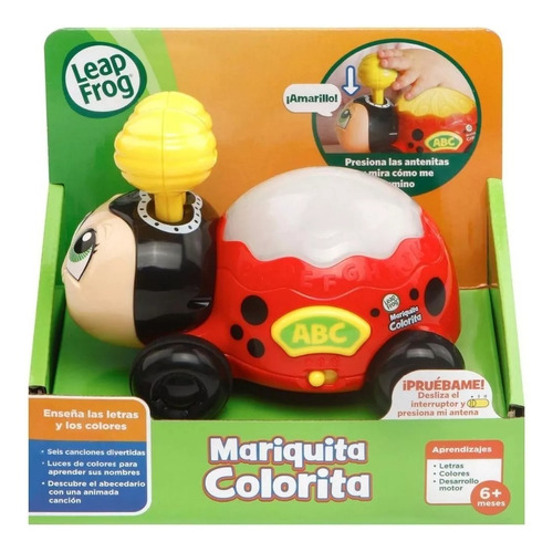 Mariquita Colorita Enseña Las Letras Y Colores 6m+ Leap Frog
