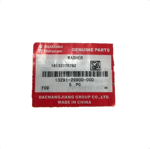 Arandela Registro Minima Orginal Suzuki 13291-29900-000