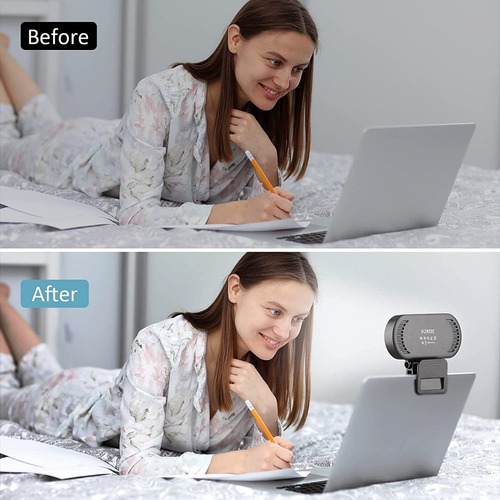 Imagen 5 de 7 de Iluminación De Videoconferencia, Luz De Zoom Regulable. Usb