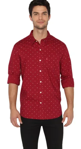 Camiseta levis roja hombre hotsell