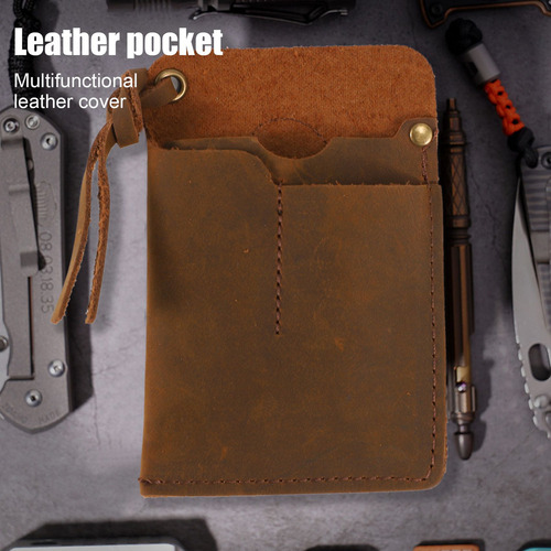 Funda De Cuero Edc Organizer Hecha A Mano O Bolsa Organizado