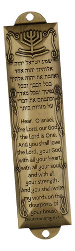 3 Placa De Bendición Para Puerta, Decoración Religiosa Oro