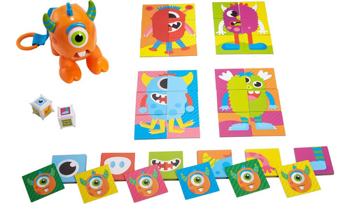 Mattel Games Roll-a-match - Juego De Cartas A Juego Preescol