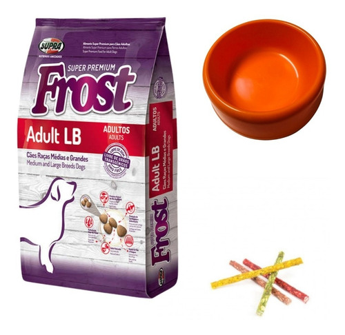 Imagen 1 de 2 de Frost Adulto Lb 17 Kg + Plato + Palitos + Envío Gratis!