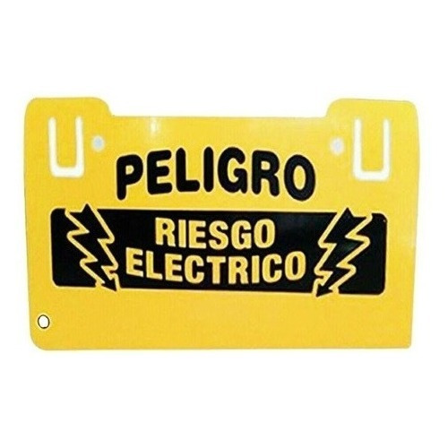 Aviso Letrero Peligro Riesgo Eléctrico Para Cerco 