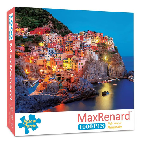 Maxrenard Puzzle De 1000 Piezas De Paisaje Costero Para...