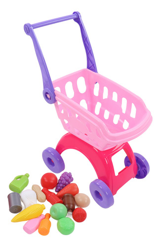 Carrito De Compras Juguetes De Simulación De Frutas