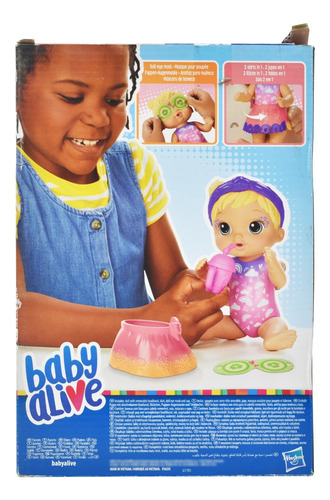 Baby Alive Bebe Spa Multicolor 4 Accesorios 25 Cm Hasbro Cd