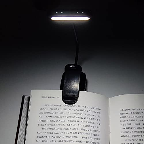 Luz De Libro Clip Leer Cama, Luz De Lectura Recargable ...