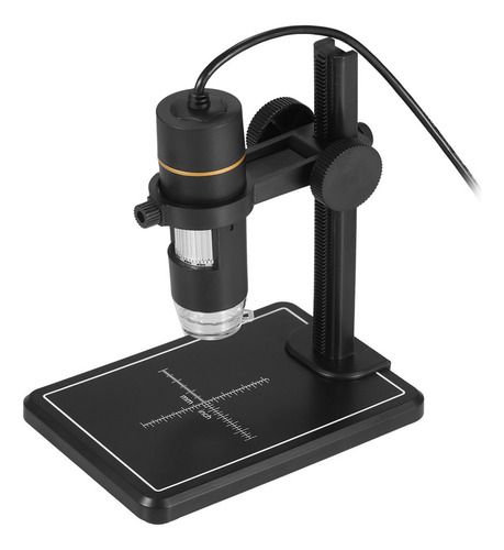 Luz De Microscopio Con Soporte, Lupa Digital Con Usb