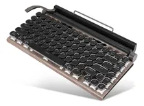 Comprar Teclado De Máquina De Escrever Retrô Teclado Sem Fio Usb Me