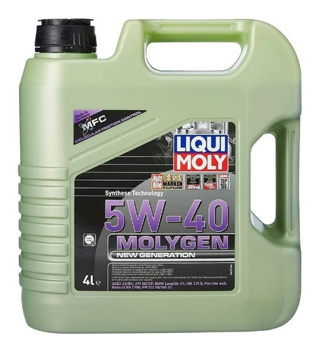 Liqui Moly 5w40 Sintetico Antifriccion Molygen X4