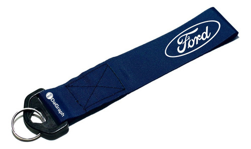Llavero Cinta 20 X 4 Cm Ford Kuga Azul Marino
