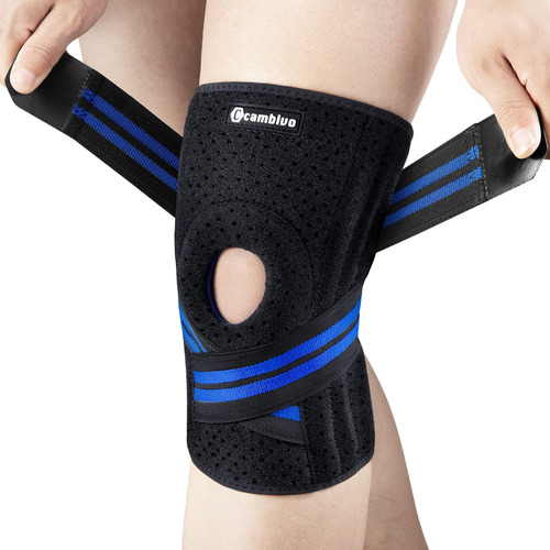 Soporte De Rodilla De Compresión Con Almohadillas De Gel