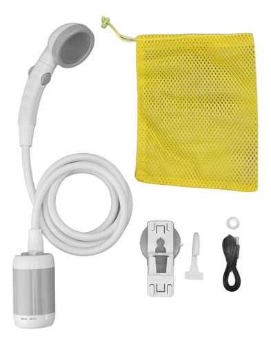 Set De Ducha Portátil De Acero Inoxidable Abs Pvc C/3 Modos