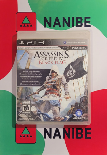 Assassins Creed 4 Black Flag Ps3 Usado Físico - Iv