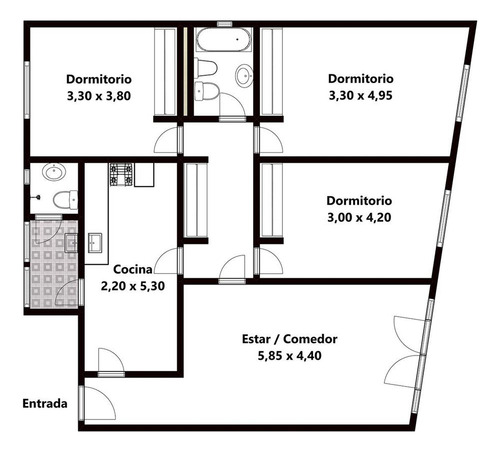 Venta Departamento 4 Ambientes Piso Amplio Y Luminoso Caballito