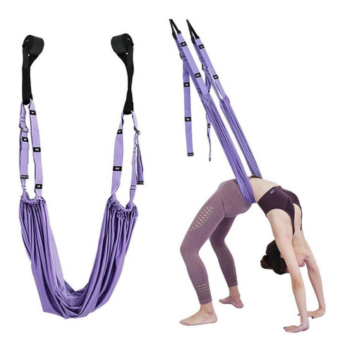 Corda Yoga Pilates Treinamento Aéreo Elástico Suspenso