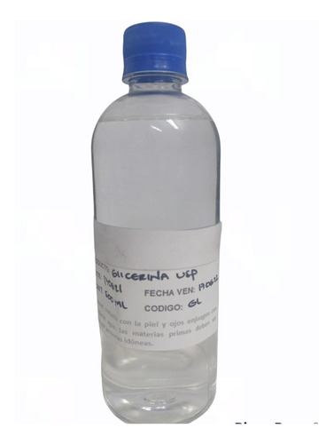 Glicerina Liquida Vegetal Usp X500ml