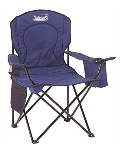 Coleman Camping Chair With Built-in 4 Can Cooler (blue)