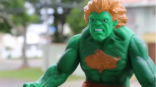 Boneco Articulado 48cm Street Fighter Blanka Anjo