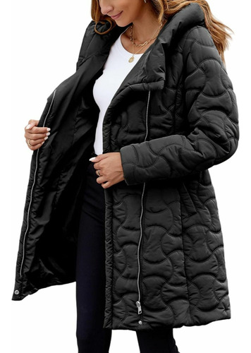 Chamarra Acolchada Ligera Puffer Primavera Con Capucha Blv11