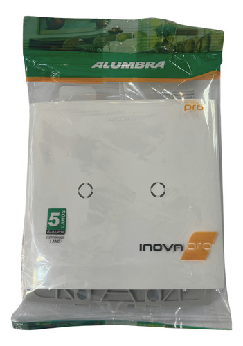 Placa 4x4 Inova Pro Alumbra Cega Saída De Fio Br C/suporte