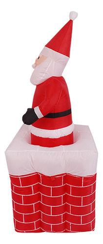 Chimenea Elevadora Inflable De Papá Noel De 1,6 M