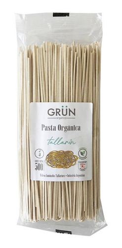 Tallarines Pasta Orgánica Grün Fideos 500 Gr X2u
