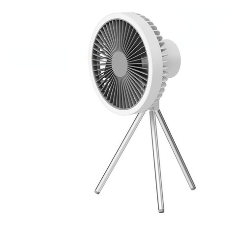 Ventilador Multifuncional Recargable Portátil Con Luz Led