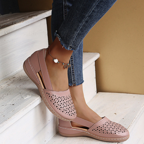 Sandalias Elásticas Cómodas Y Transpirables Para Mujer