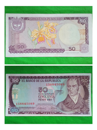 Billete De 50 Pesos, 1973.