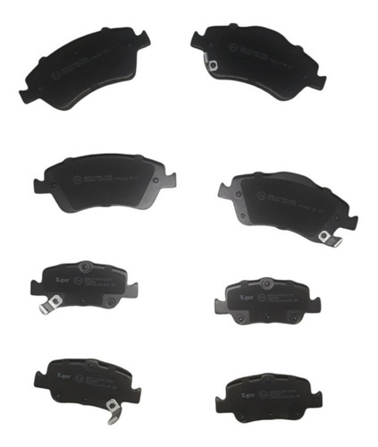 Pastillas Freno X 4 Ruedas Lpr Toyota Corolla 2008-2014 Lpr