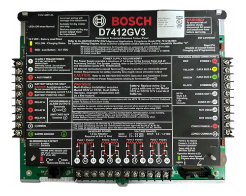 Painel De Controle Para Central De Alarme D7412gv3 Bosch (Usado)
